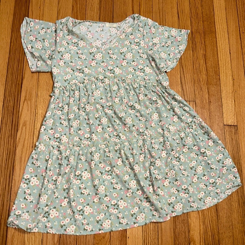 Blue flower dress